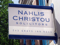 Nahlis Christou Solicitors Sign